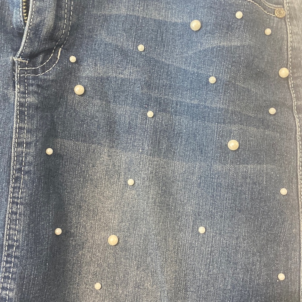 Casual elegant jeans skirt